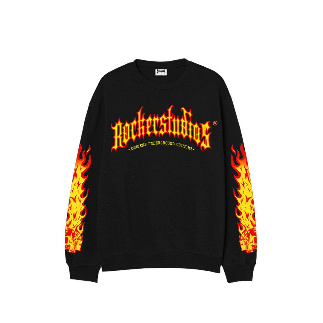 Buzo "Lettersfire 2 " Negro