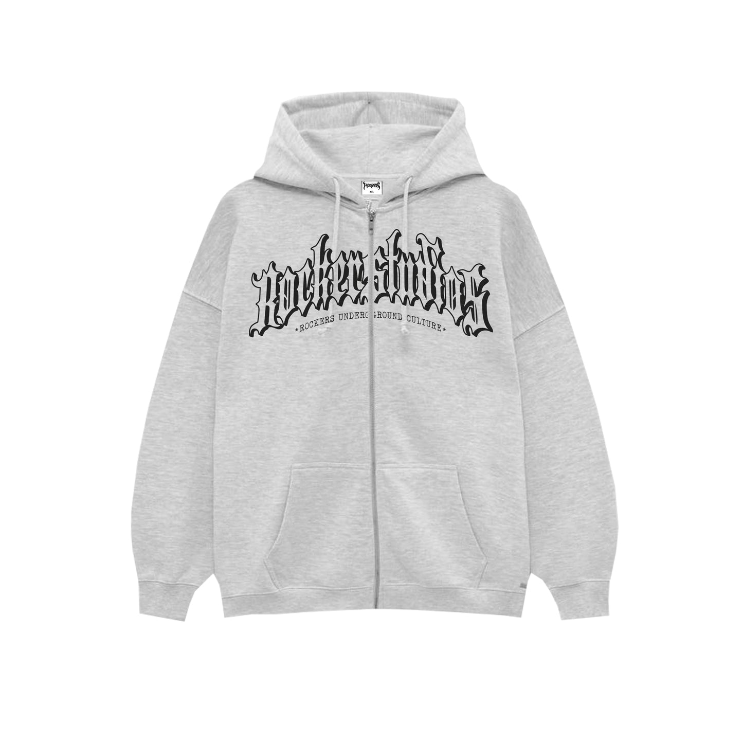 Campera Rockerstudios "Letters" Gris