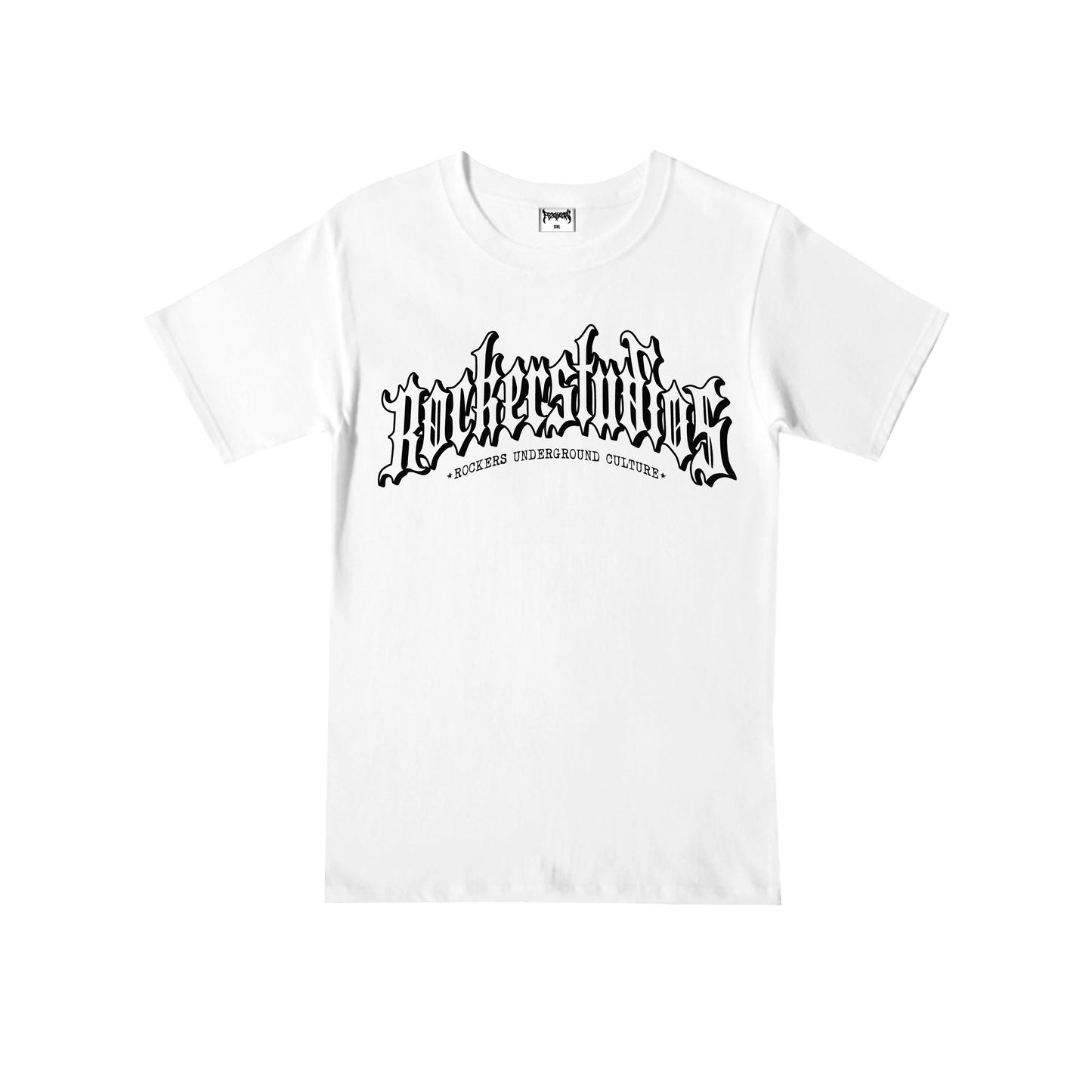 Remera Rockerstudios "Letters" Blanco
