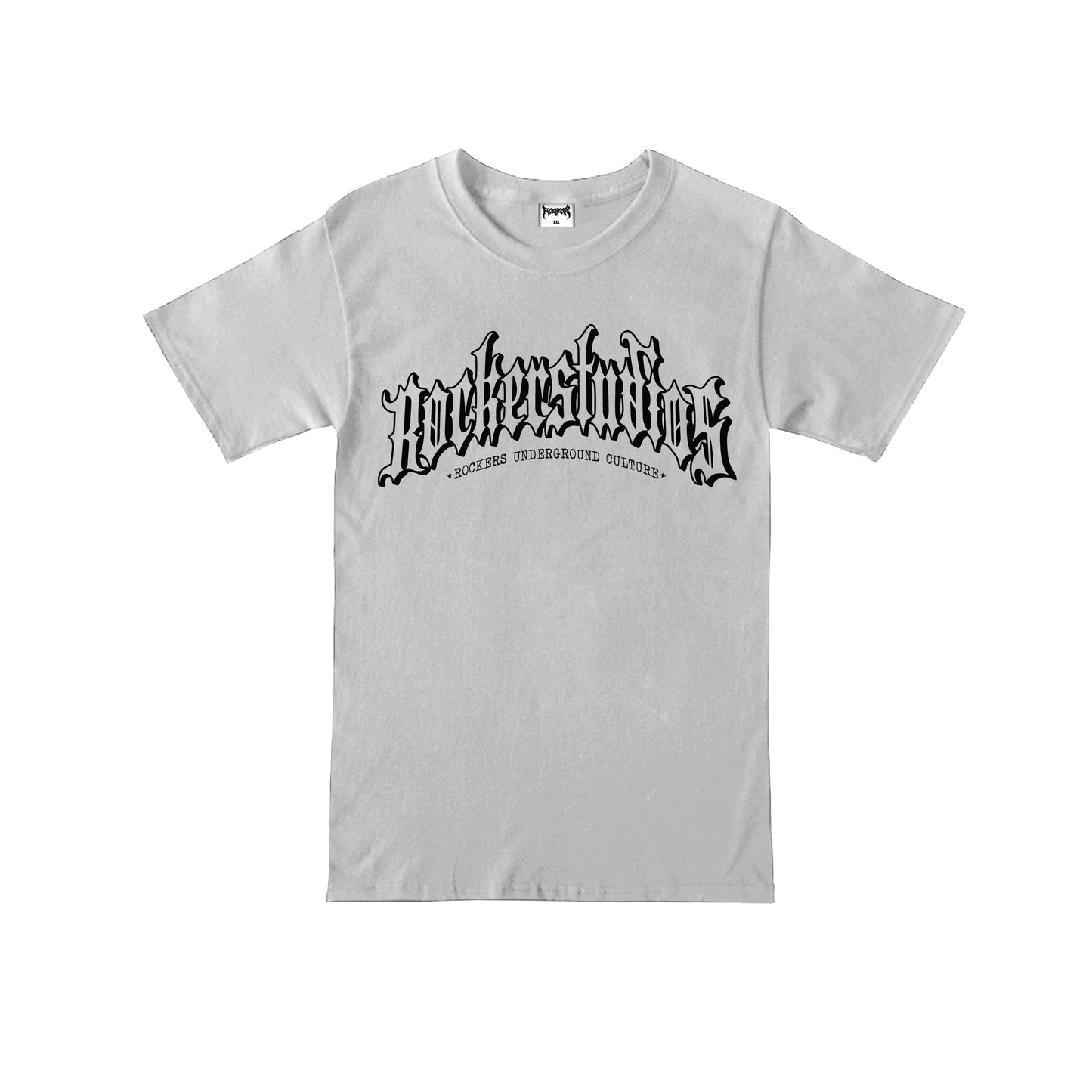 Remera Rockerstudios "Letters" Gris