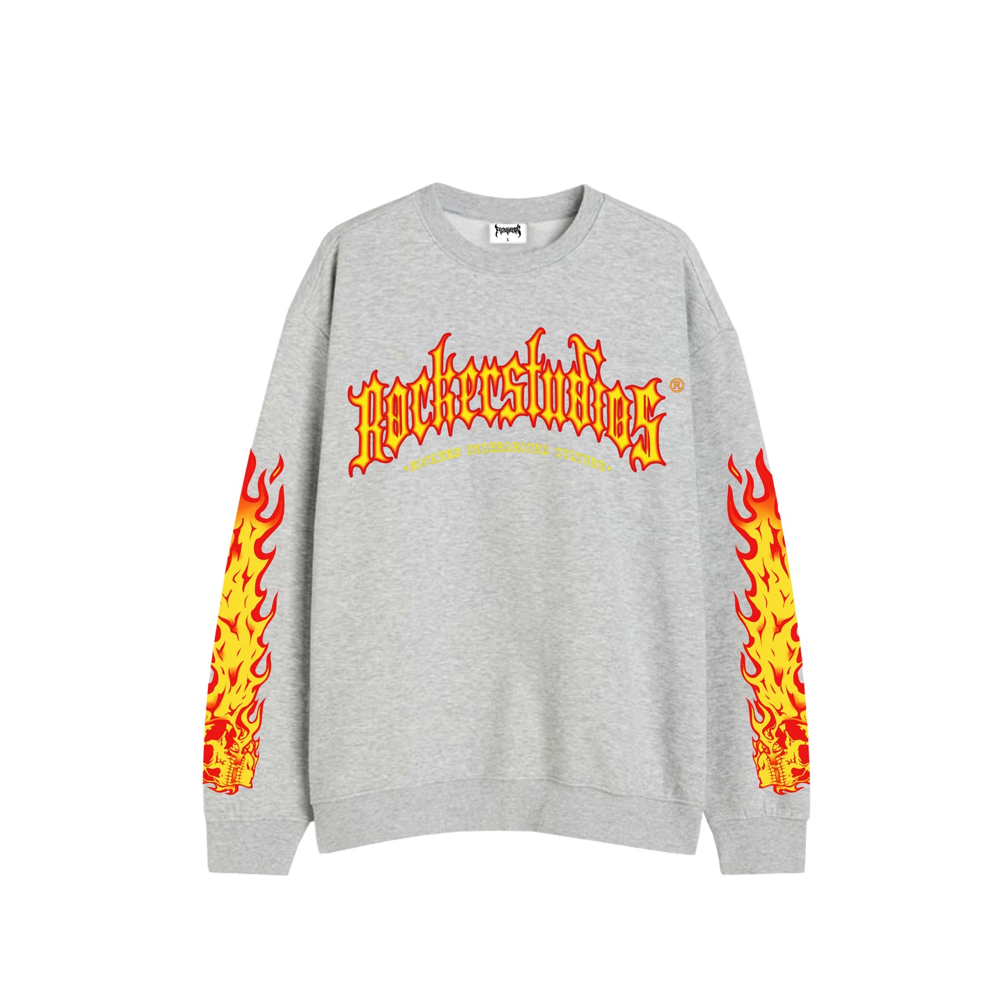 Buzo "Lettersfire"2 Gris