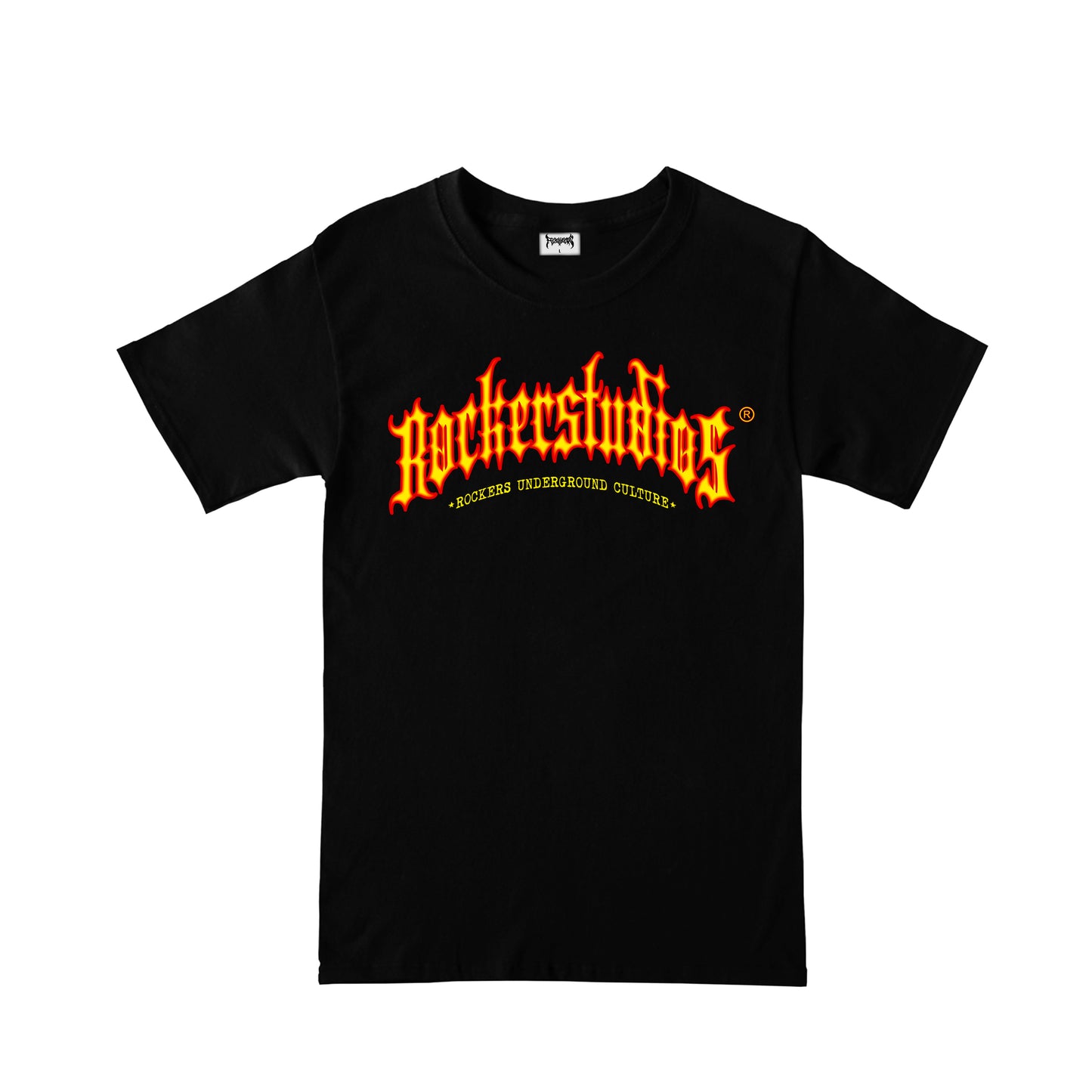 Remera "Lettersfire" Negra