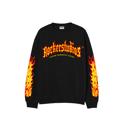 Buzo "Lettersfire 2 " Negro