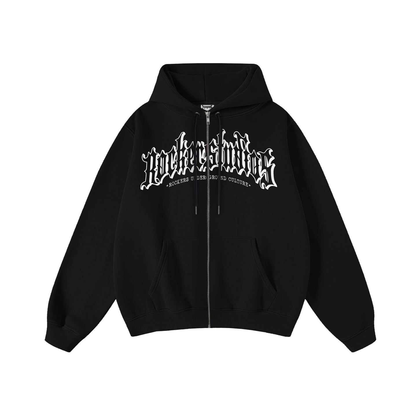 Campera Rockerstudios "Letters" Negro